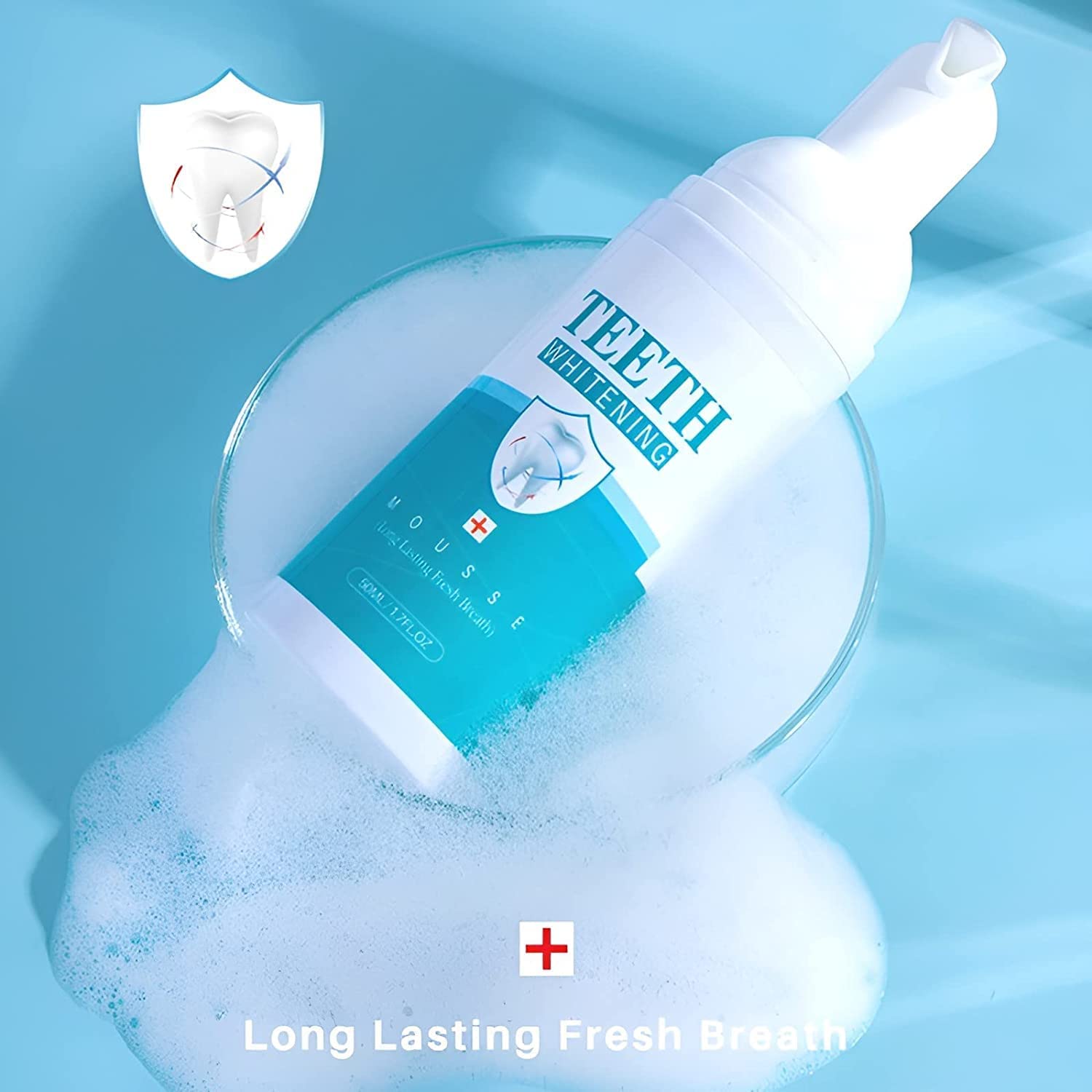 2 Pcs Teethaid Mouthwash, Calculus Removal, Teeth Whitening, Healing Mouth, Nature Teeth Whitening Foam Toothpaste, Stain Removal, Oral Care,natural Mouth Wash Water