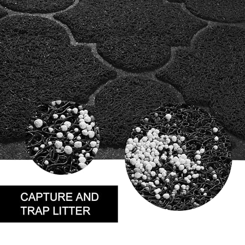 LittleTiger Cat Litter Mat, XL Super Size, Phthalate Free, Easy to Clean, 46x35 Inches, Durable, Soft on Paws, Large Litter Mat.