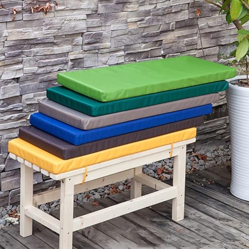 Miniatura 8 de BOMATY Cojines de banco copetudos, cojines de espuma viscoelástica para muebles de patio, ventana, bahía, cojín de banco