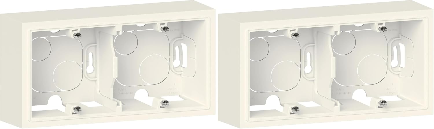 Cadre saillie Legrand Dooxie 2 postes - Blanc
