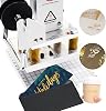 Fasttobuy Hot Foil Embossing Machine 10 x 13 cm Hot Foil Stamping Machine 500 W Hot Foil Embossing Machine Hot Stamping Leather Bronzing Printing for PVC Leather Paper
