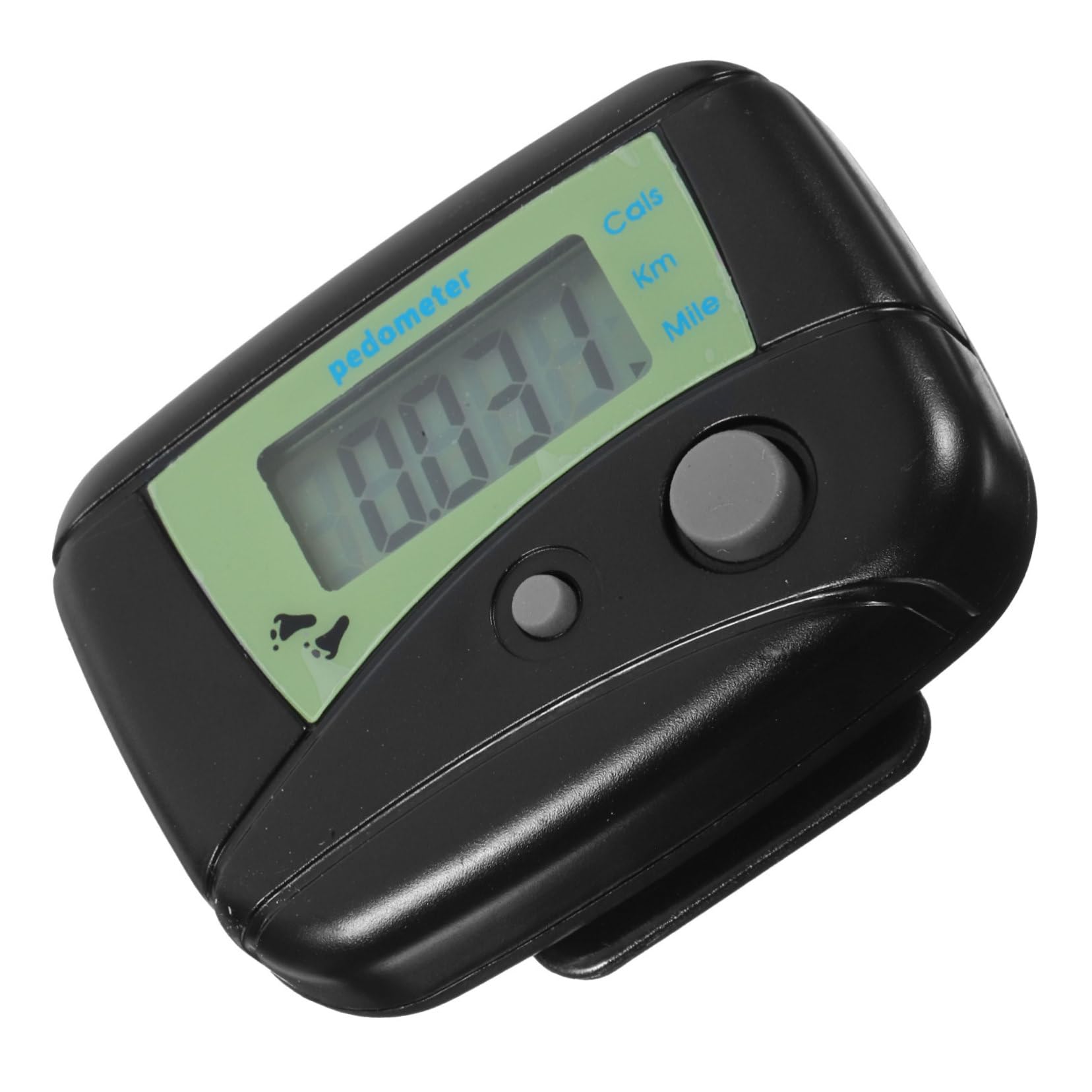 10 Pièces Compteur de Pas numérique Clip podomètre sur podomètre numérique pour Marcher Compteur de Distance à Pied EUR de Calories Pas à Pas Black