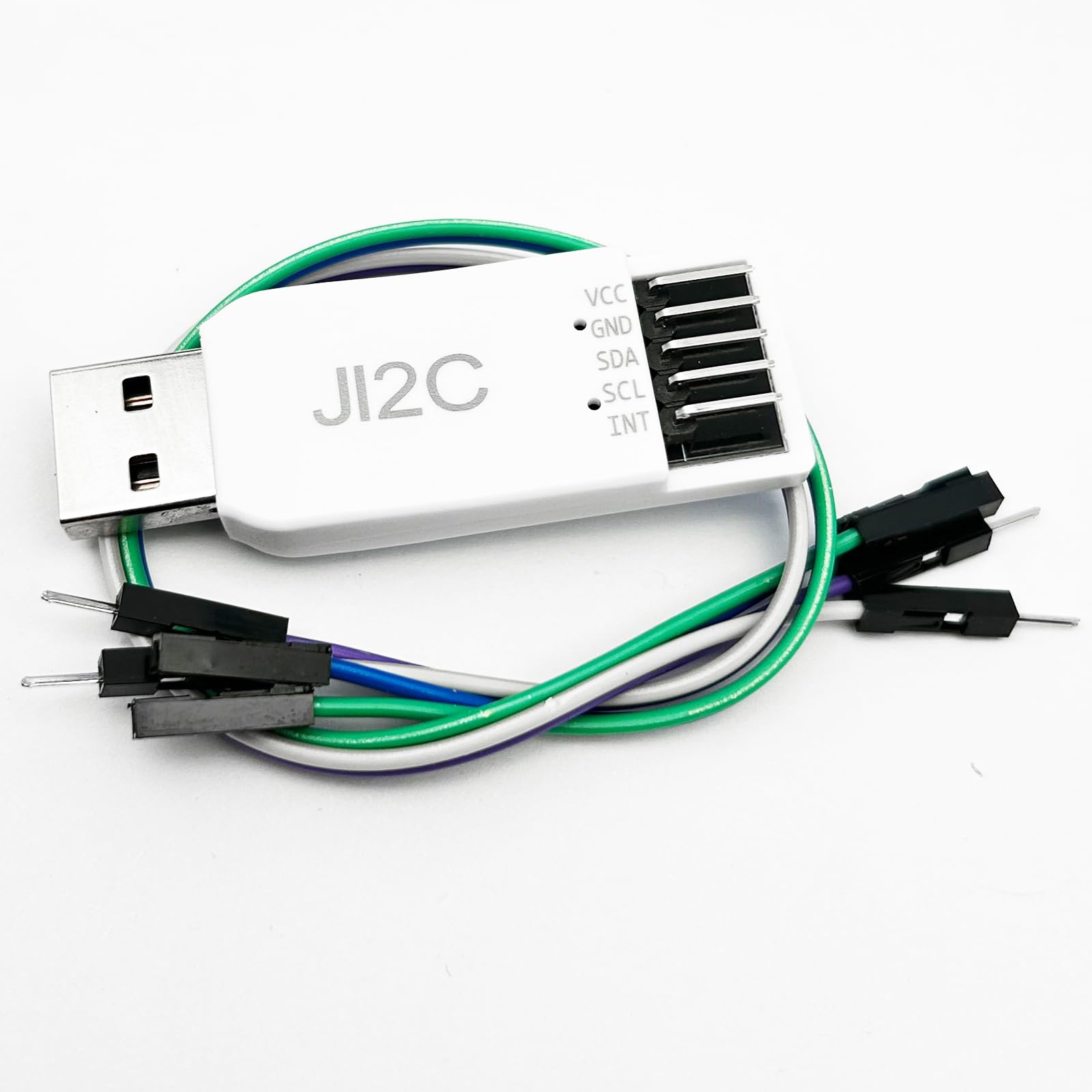 Pibiger JI2C USB to I2C Adapter & EEPROM Debugger | Multi-Device Support, Real-Time Curve Plotting, Fast Read/Write for I2C Registers - Windows Compatible