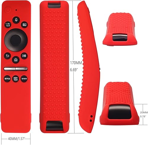 Miniatura 3 de Funda de silicona para Samsung Smart TV Remote Cover BN59-01312ABN59-01312B Funda protectora de silicona compatible con el control remoto Samsung