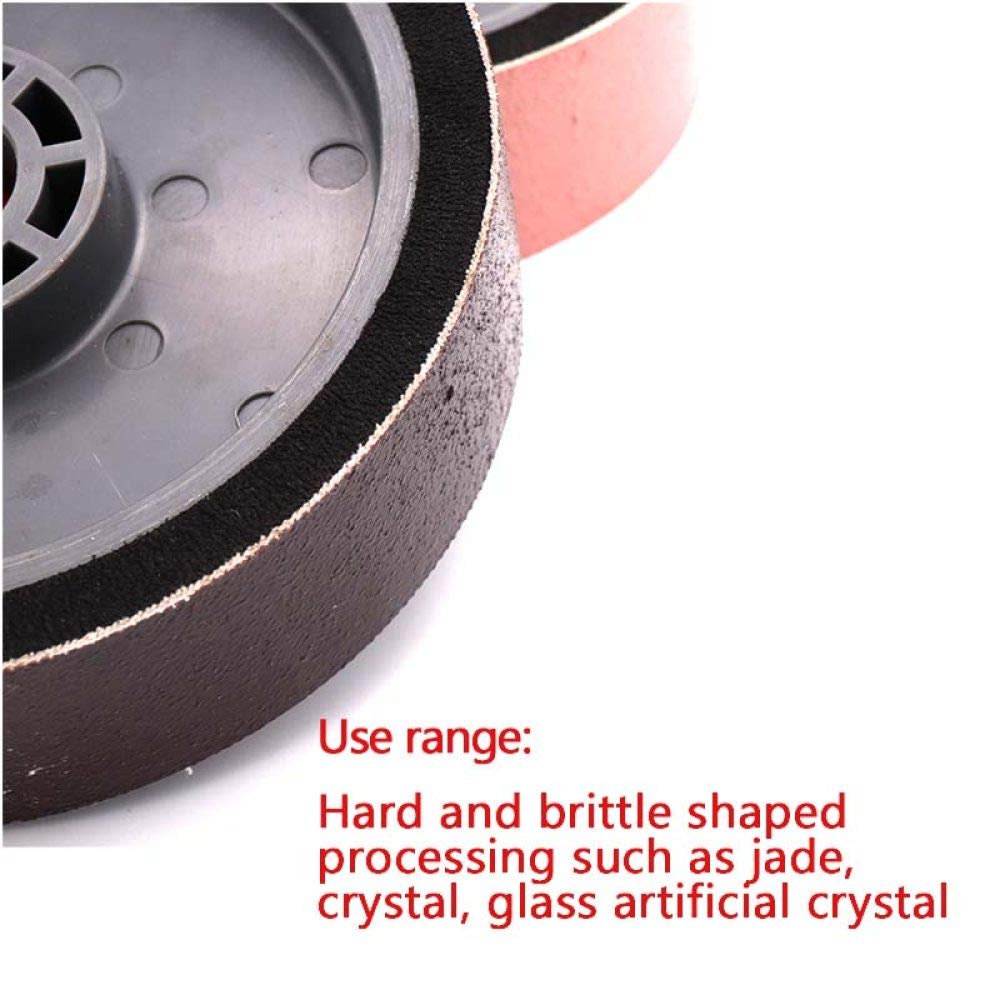 1 Uds.Rueda de pulido suave de resina de diamante de grano 280 a 3000 para herramientas de mecanizado de lentes intraoculares de cristal de jade gema, 600