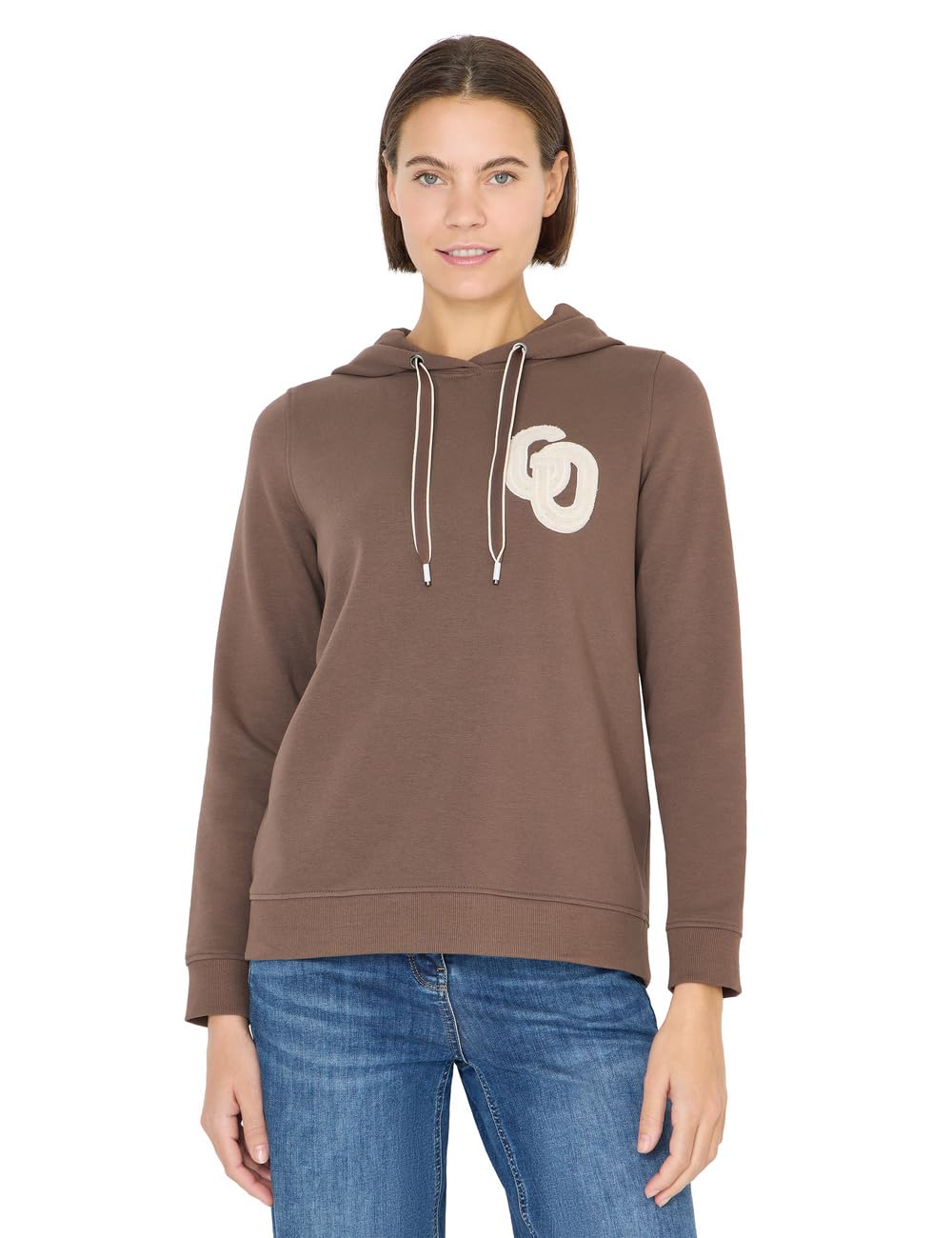 Cecil Damen Hoodie mit Stickerei