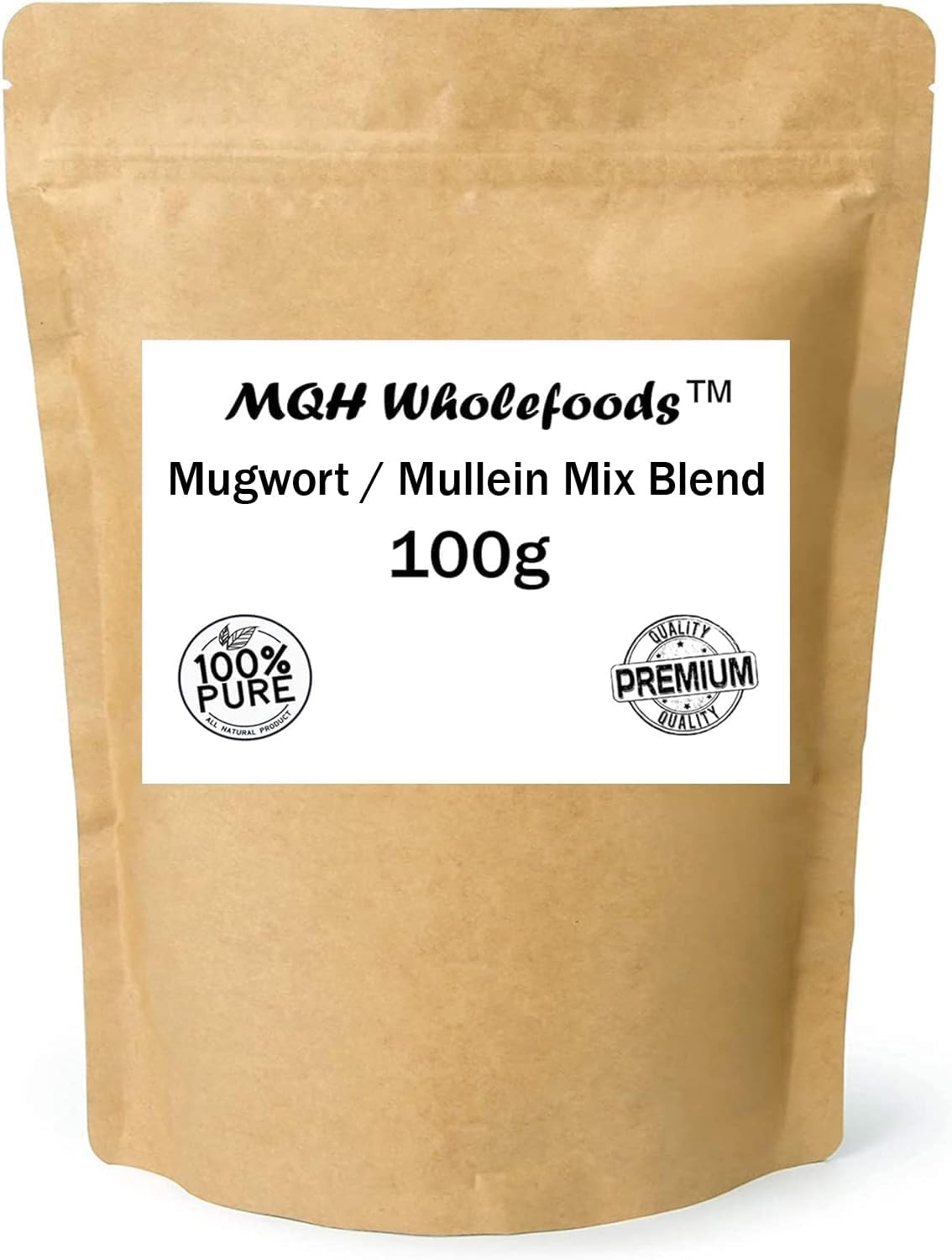 MQH Wholefoods™ Herbal Tea Single or Mixed Blends Teas Decaf Premium Quality! 50+ VarietiesFREE P&P (100g Mugwort/Mullein Leaf Mix)