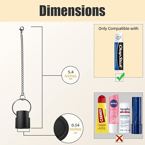 Miniatura 2 de K TOMOTO Chapstick - Tapa de repuesto para Stanley Cup de 40 onzas, accesorios portátiles, cubierta de soporte para bálsamo labial, soporte para