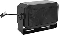 Vista 4 de Altavoz rectangular de comunicaciones externas para CB, jamón, radio GMRS y escáneres policiales con soporte giratorio, 2-3/4" x 4-1/2