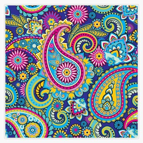 Leyland Designs Floral Paisley Pattern Bumper Sticker Window Water Bottle Decal 5"" image 2