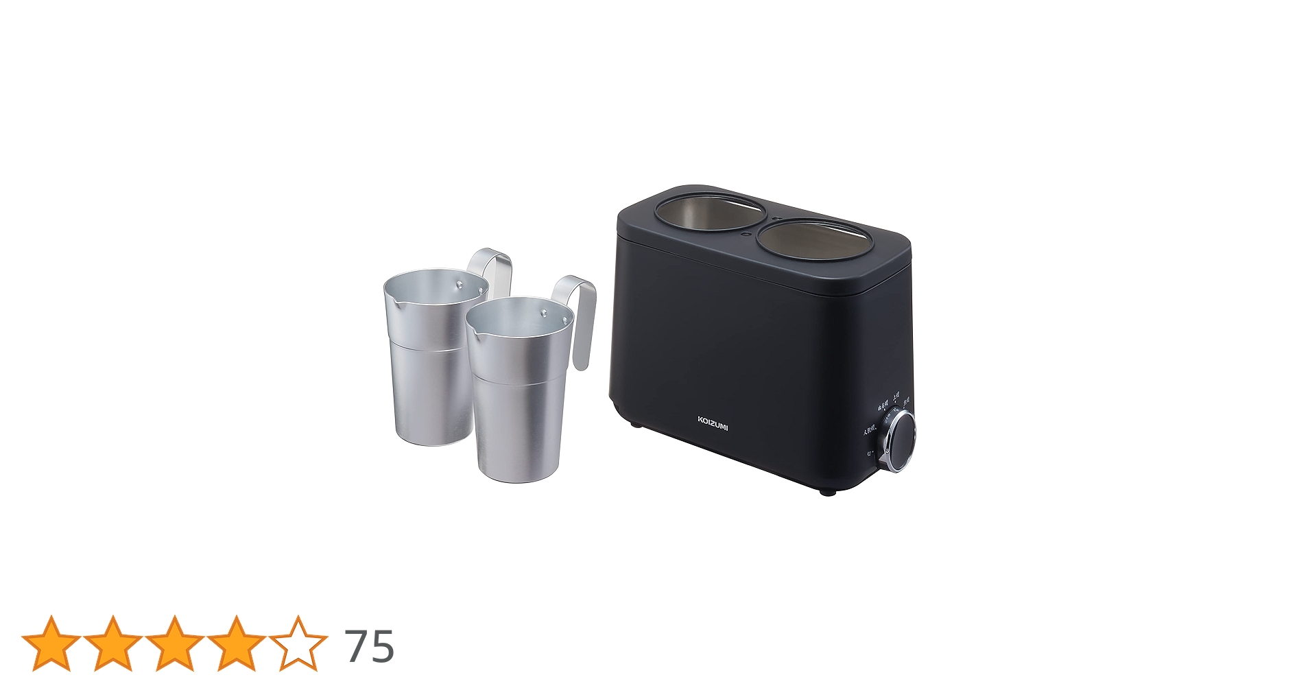 Amazon | コイズミ 酒燗器 かんまかせ 湯煎タイプ 5段階温度調節 保温 Amazon | コイズミ 酒燗器 かんまかせ 湯煎タイプ 5段階温度調節 保温