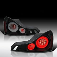 Autozensation Compatible with 2008-2013 Infiniti G37, 2014-2015 Infiniti Q60, Left + Right Pair Tail Lights Assembly, Full LED Black Smoke Tail Lights w/Sequential Turn Signals & Dynamic Startup