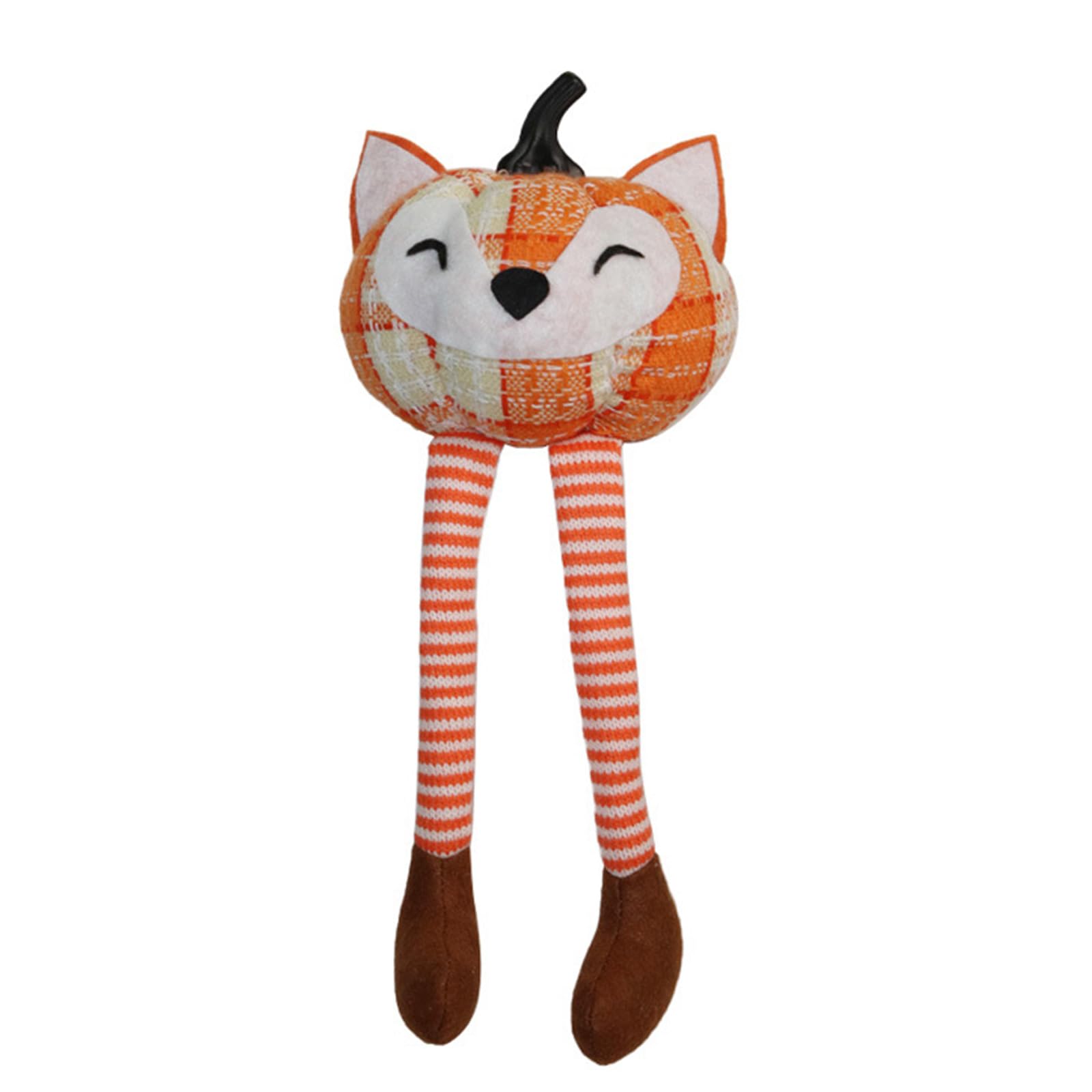 Hsioluted Festival Cartoon Pumpkin Dolls with Dangling Legs Desk Decorations Multiple Color Pumpkin Sculpture Festival Decors Stuffed Toy Stuffed Witch Animals Cloth
