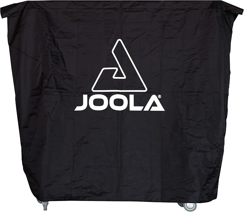JOOLA Cubierta para mesa de ping pong de interior se adapta a mesas plegables y planas con redes - Cubierta resistente al agua de fácil elevación - Doble función, se adapta a superficies de 9'x5' en posición vertical o hacia abajo