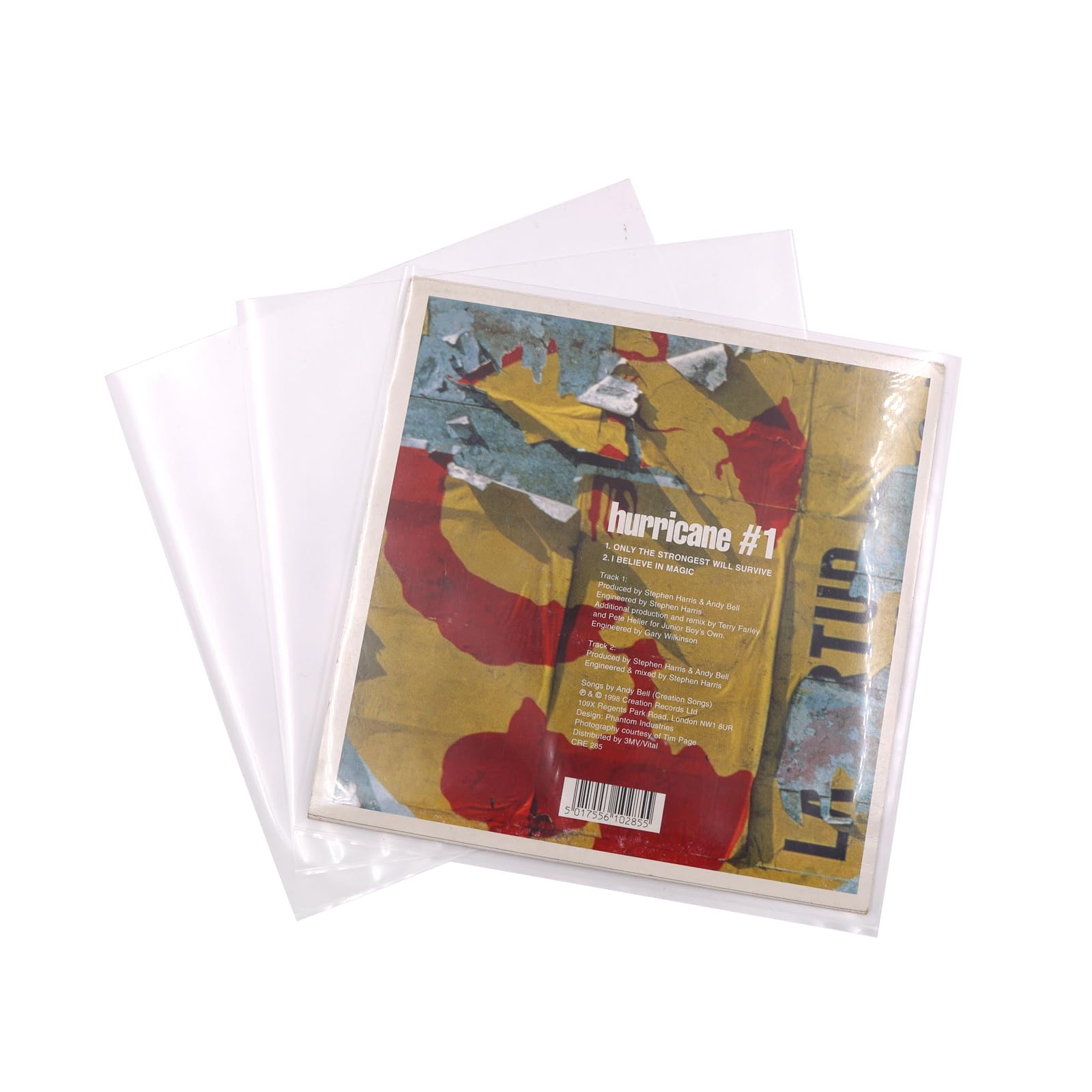 Custodie Per Vinili LP - 50 Pezzi Trasparenti Antistatiche, 10 Pollici - Foto 2