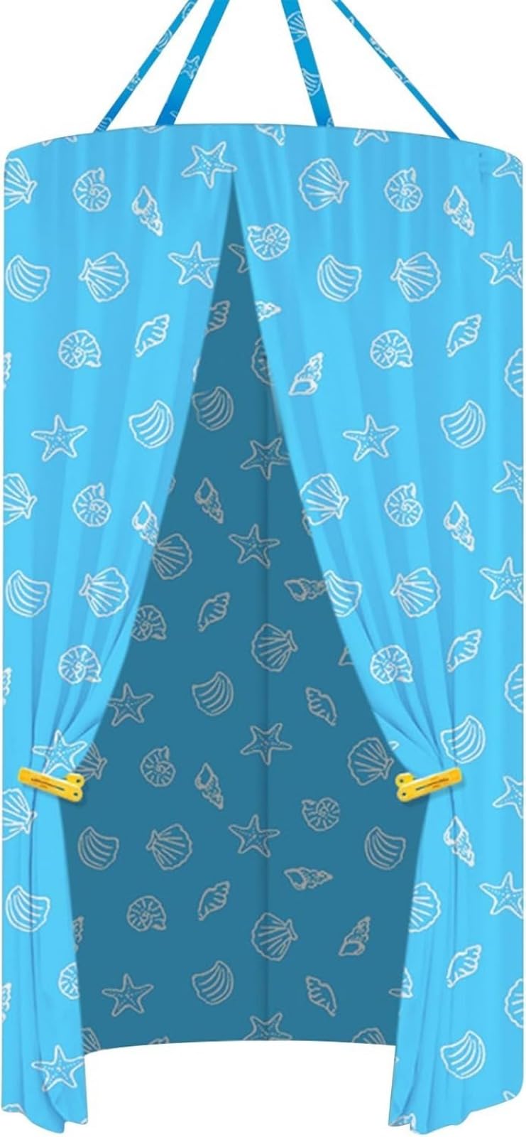 Camping Tent - Round Shower Cubicle with Changing Room, Outdoor Shower Screen & Curtain - Portable Loo Tent