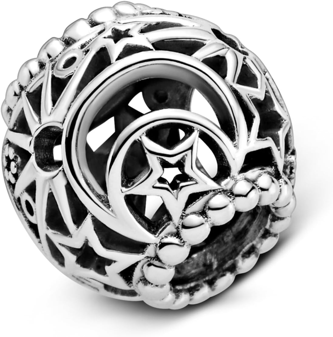 PANDORA Openwork Sun, Stars Moon Charm Gift for Kenya Ubuy