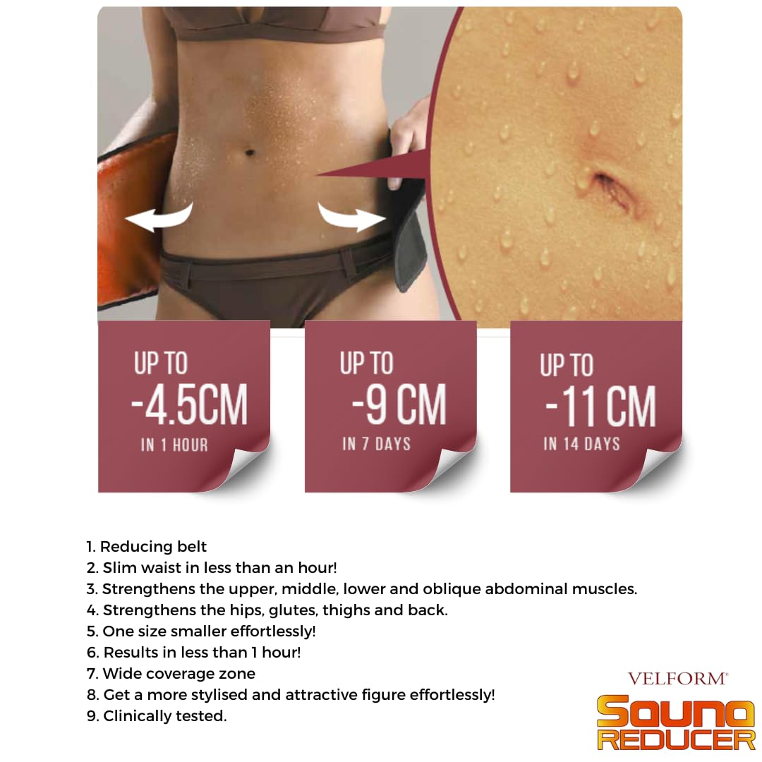 BEST DIRECT Sauna Reducer Original As Seen On TV Fat Reduction System Slim Body For Waist Belly Belly Thinning Belts Vest Use Home Easy and Fast