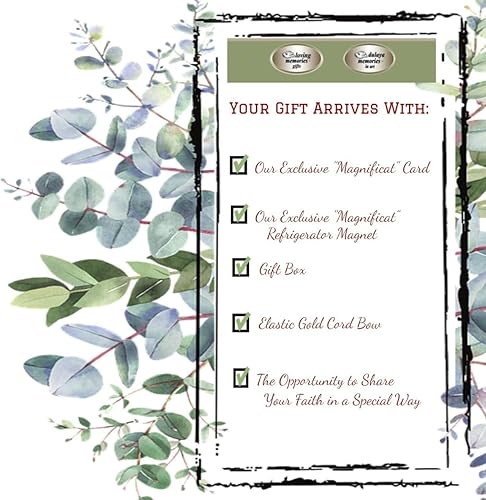 Miniatura 6 de Estatua cristiana moderna única de la Virgen María, estatua religiosa para decoración del hogar, caja de regalo, con tarjeta de oración, imán para