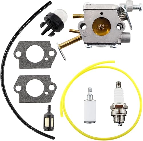 Carburetor Compatible with Poulan 2150 2375 Wild Thing Gas Chainsaw, Stable Idle Performance for Wood Cutting and Property Maintenance