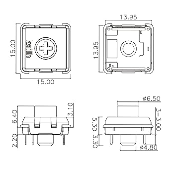 og新型 ChocV2対応 BT無線KeyballBLE　即使用可能 Amazon | Kailh Choc ロープロファイル V2 スイッチ メカニカル