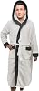Men’s Hooded Style Dressing Gown Bathrobe, Housecoat Loungewear Super Soft Luxury Terry Cotton, Warm, Cosy Fleece Nightwear Robe, Spa Hotel Sleepwear