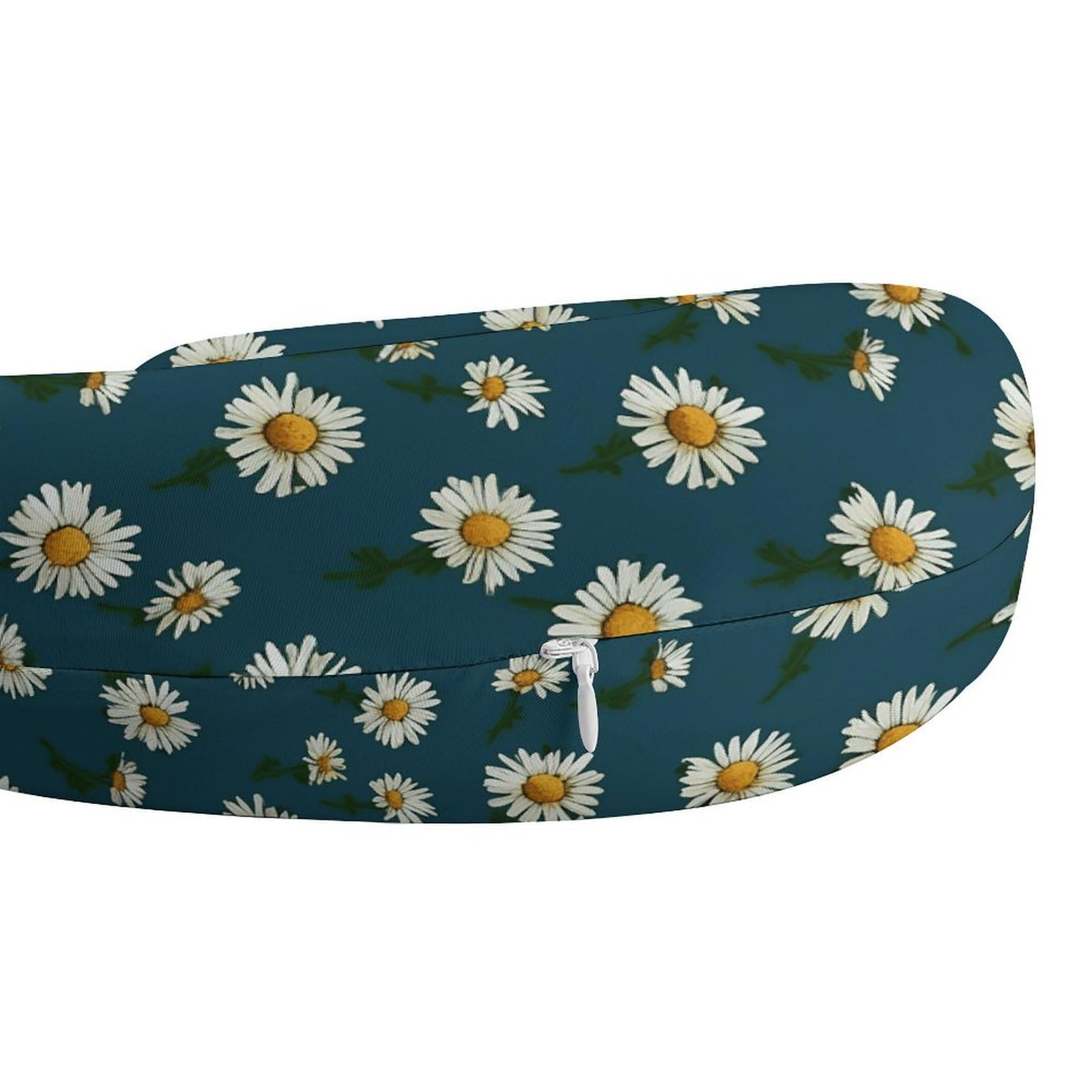 Almohada pequeña en forma de U, núcleo de almohada de espuma viscoelástica, cojín, proporciona apoyo para el cuello, almohada de viaje, adecuada para aviones, coches, hogares y oficinas.