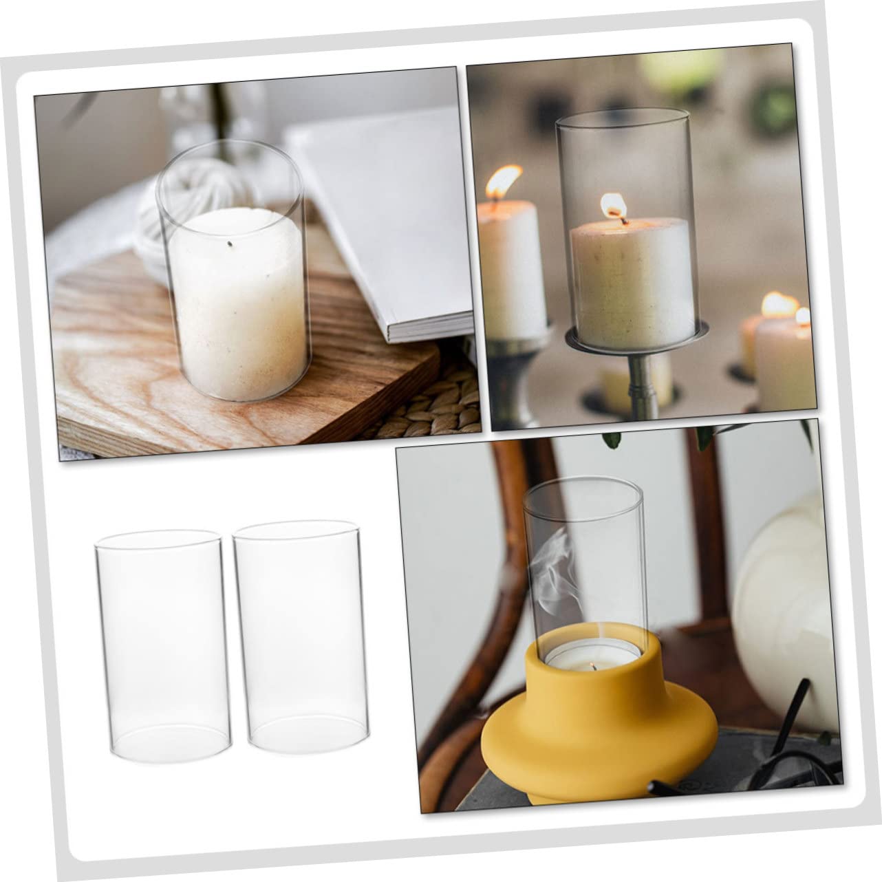20 candele tealight – senza profumo, 4 ore di combustione