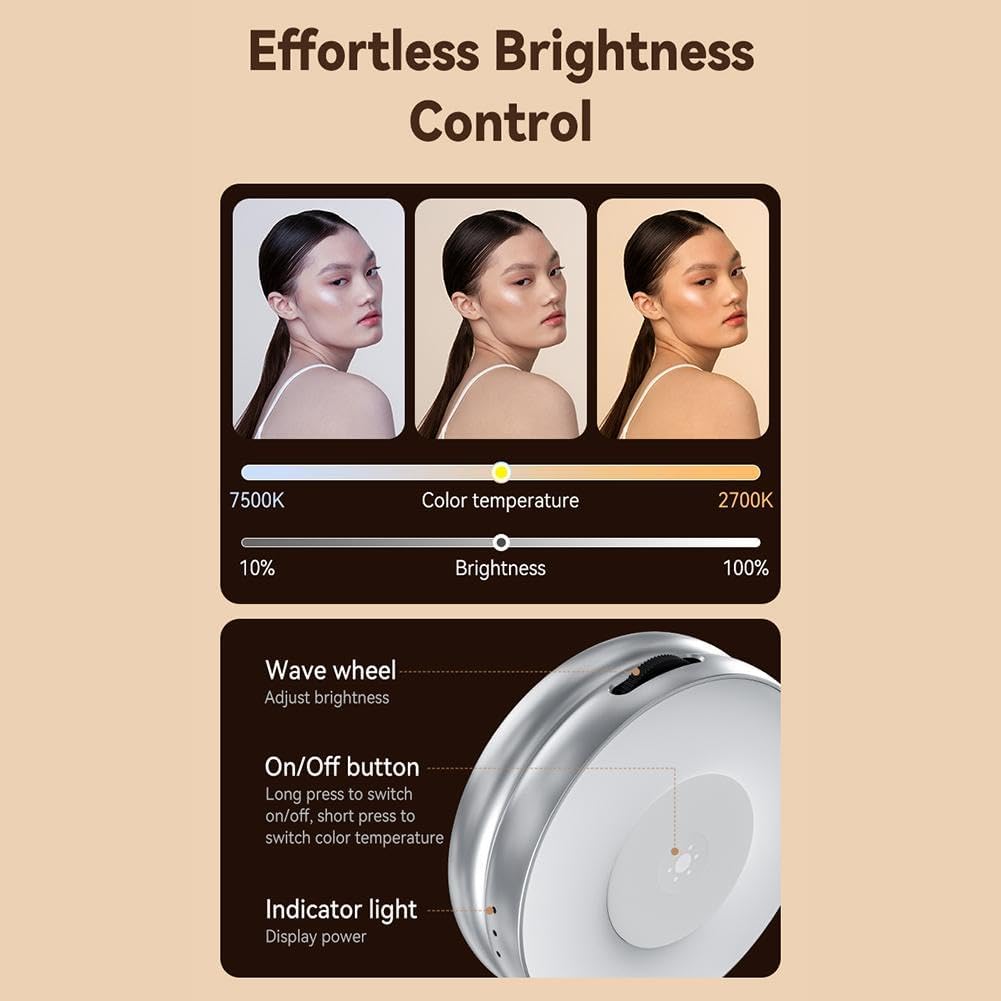 Flexible LED Light Stick,Rechargeable Bendable Flashlight with High Lumen & 3 Brightness Modes,Lights Portable Selfie Lights for Phone