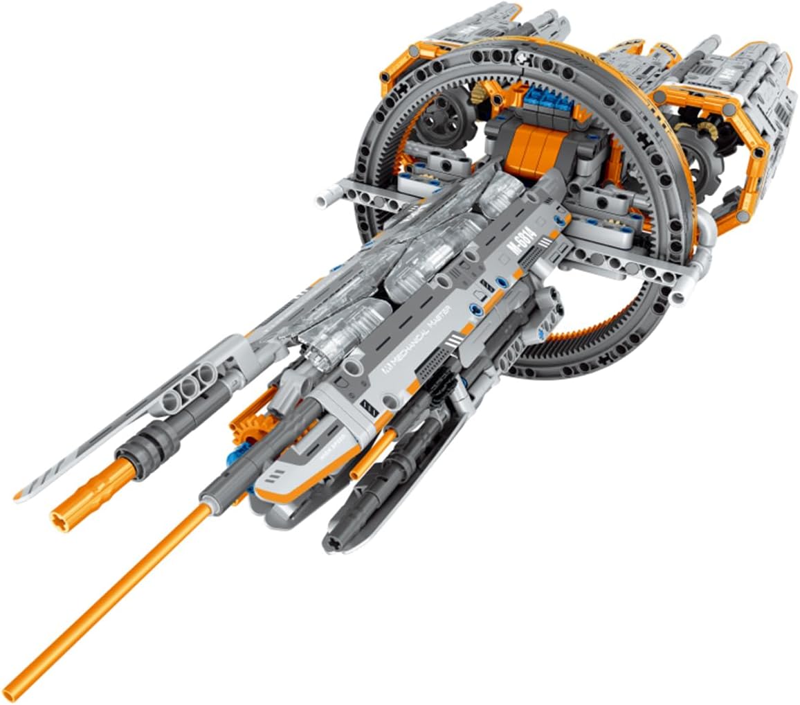 GOTIMON Space Battleship Building Block Toys, Gifts for Adults and Children (987 PCS)