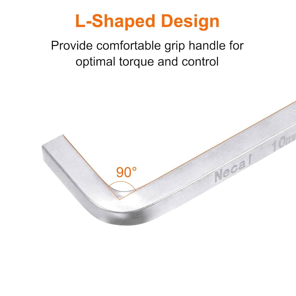 Amazon | uxcell 7個セット L字型スクエアヘッドレンチ 3-10mm