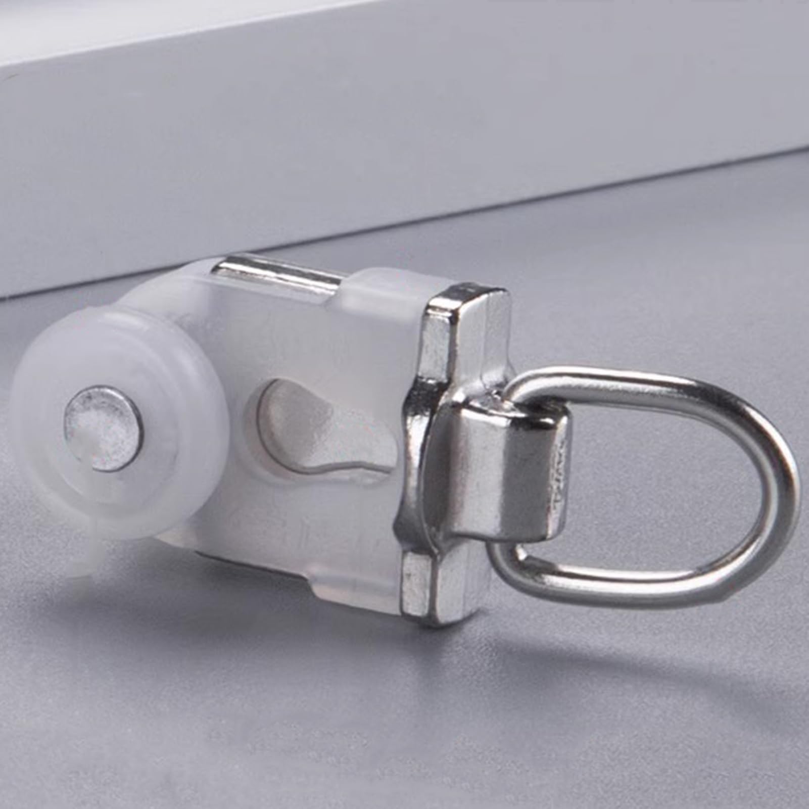 Blazea Smooth Quiet Curtain Track Rollers for Pelmet Box, 10 20 30 40 50 150 200 Pcs Curtain Rails Pulleys, Sliding Glider Curtain Track Roller Hooks(30PCS)