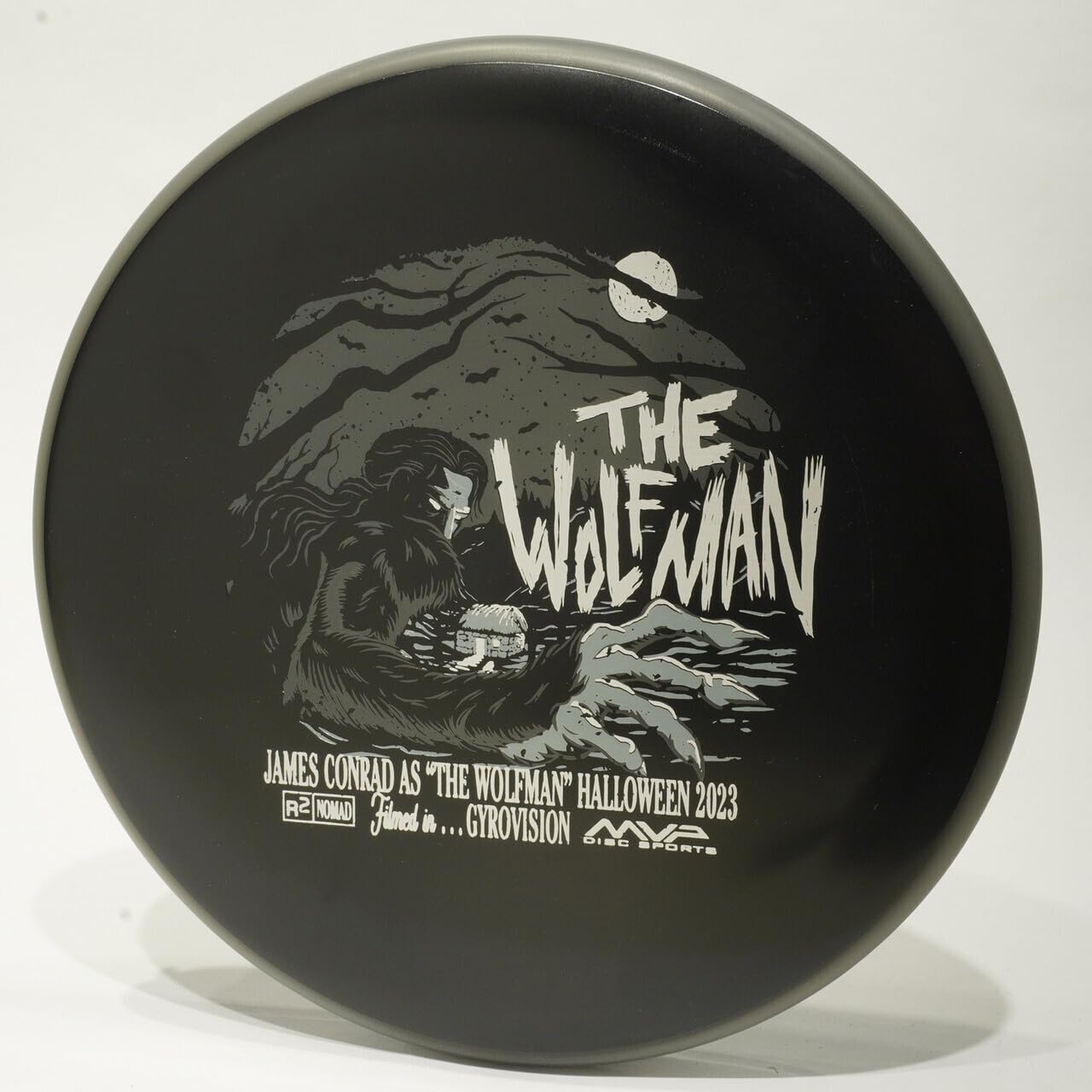 MVP The Wolfman Glow Eclipse R2 Neutron Nomad Halloween 2023 Disc Golf Putter & Approach Black 173-174 Grams
