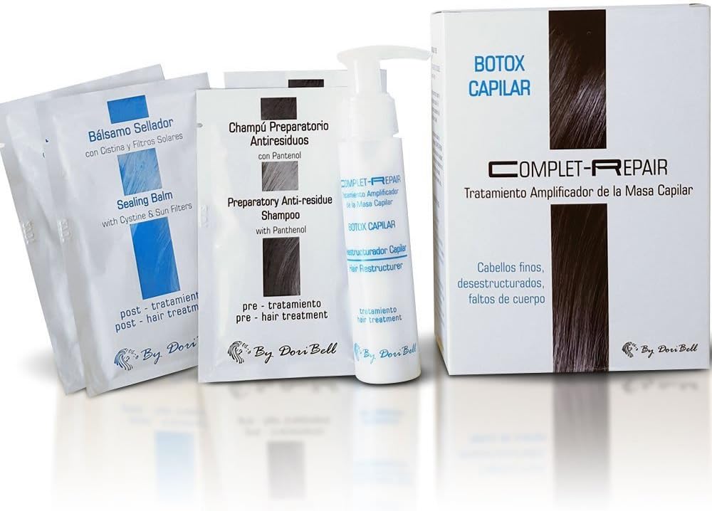 #1 BOTOX FOR HAIR by DoriBell Complete Repair Kit – 3in1 Mass Amplifier Treatment for hair with Keratine