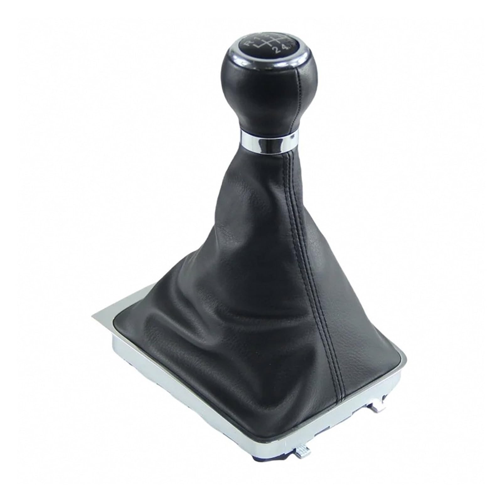 Htvtkrfgrl R12345 Gear Knob For Vw For Passat B6 2006-2011 Black Upgrade