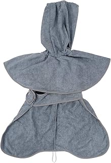 1pc Fast Pet Dog Water- Absorbent Bath Towel Quick- Drying Medium and Large Dog Towel- Size M (Grey)- Pet Supplies