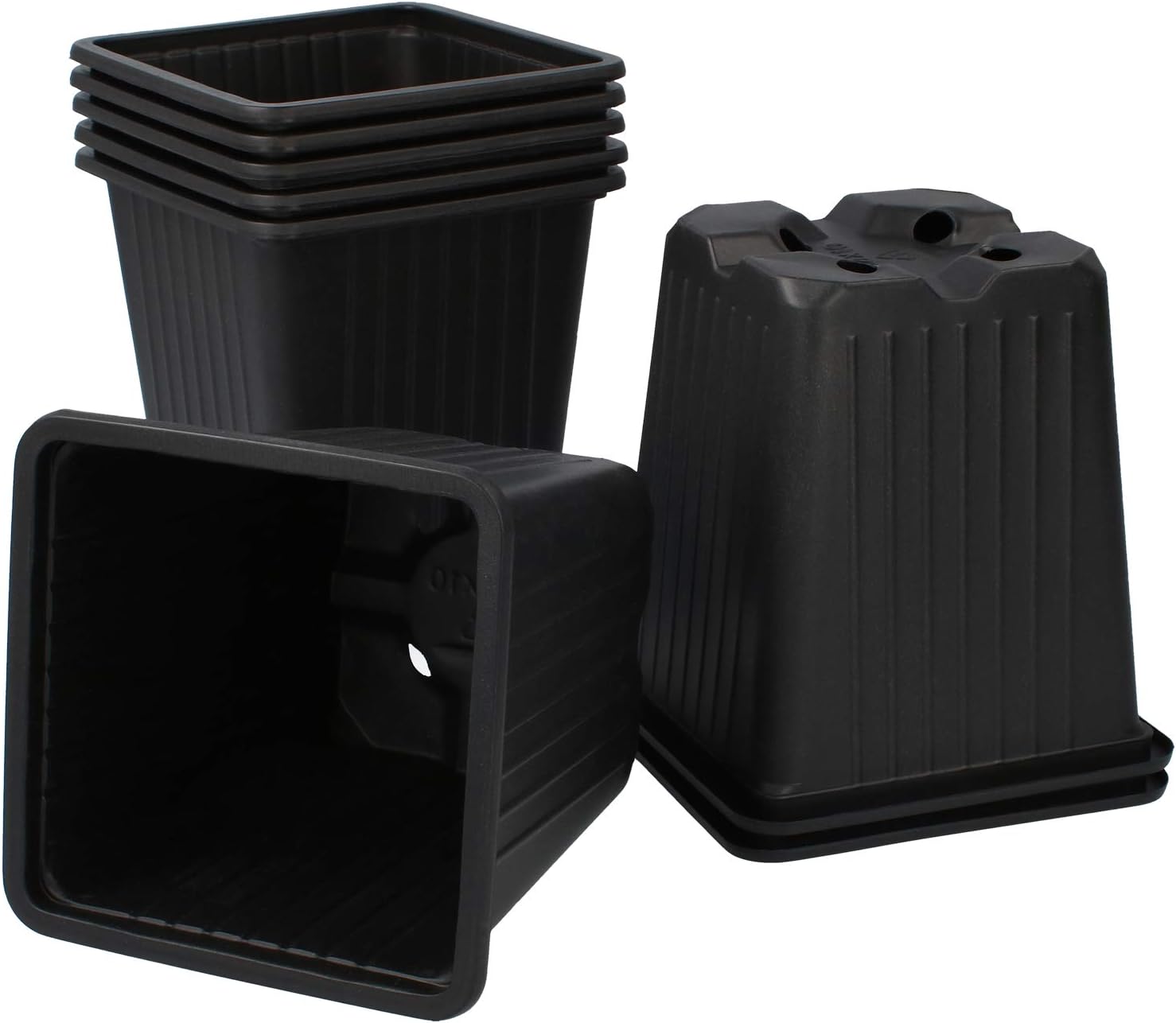 com-four® 40x Cultivation pots for plants - Plant pots for growing - Flowerpot for plant breeding (40 pieces - seed pot 9.5x10cm) - Image 3