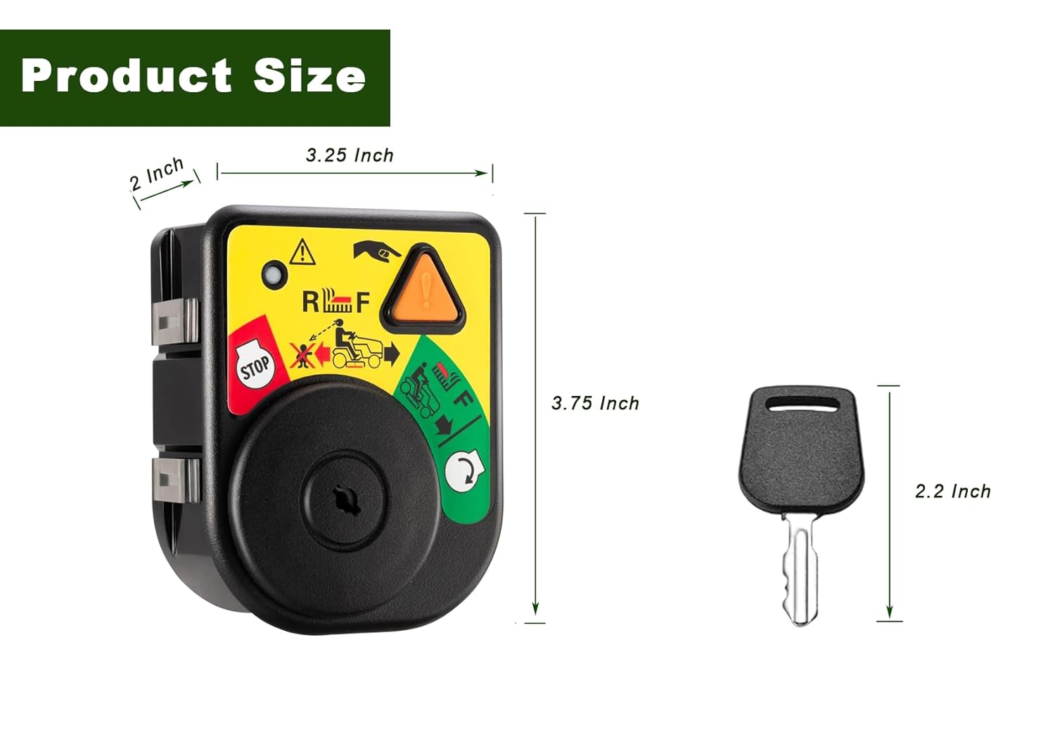 SINTIKI 925-06119c Ignition Switch Module with Key Replaces 725-04227 725-06119 for Cub Cadet XT1-LT42 XT1-LT46 XT2-LX42 Troy Bilt TB30R TB42 TB46 MTD Craftsman T1000 T1200 T1400 T1600 Riding Mowers