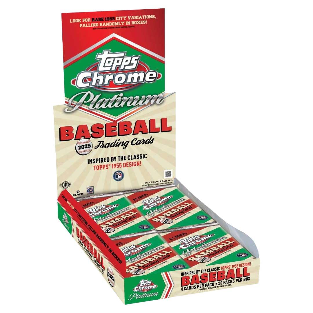 2025 Topps Chrome Platinum Anniversary Baseball Hobby Box : Amazon