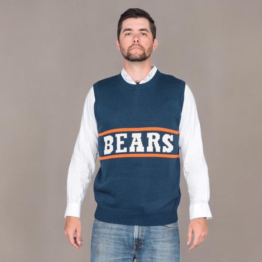 SNL Da Bears Chicago Adult Vest Sweater