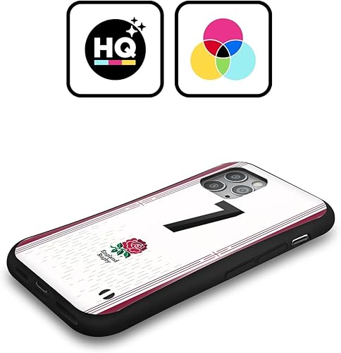 Miniatura 2 de Head Case Designs Officially Licensed England Rugby Union Position 7 202324 Players Home Kit Hybrid Case Compatible with Apple iPhone 15 Plus