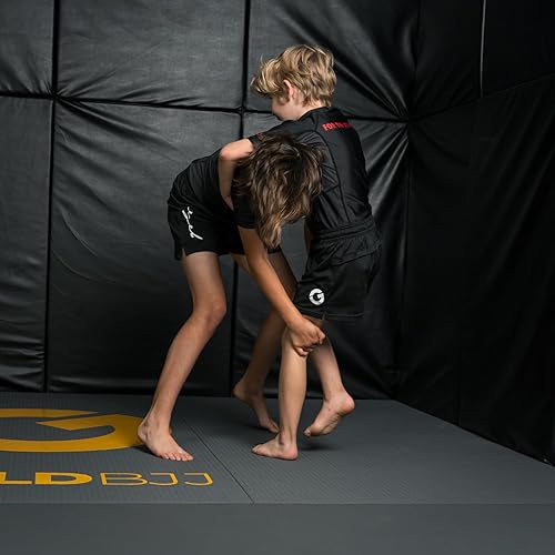 Miniatura 7 de Gold BJJ Pantalones cortos de Jiu Jitsu para niños, ligeros para lucha juvenil, para artes marciales, lucha, boxeo y artes marciales mixtas