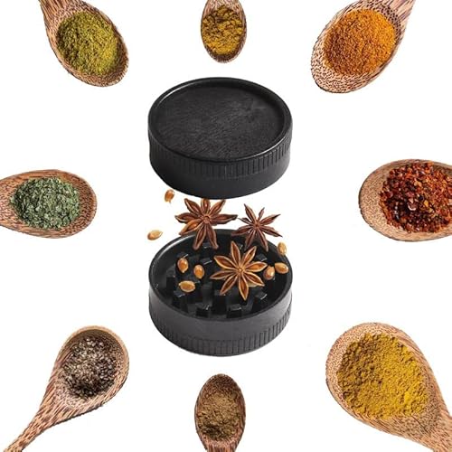 Grinder Lebensfreude Portable Lightweight 2.2Inch Biodegradable (Black) #TOP1