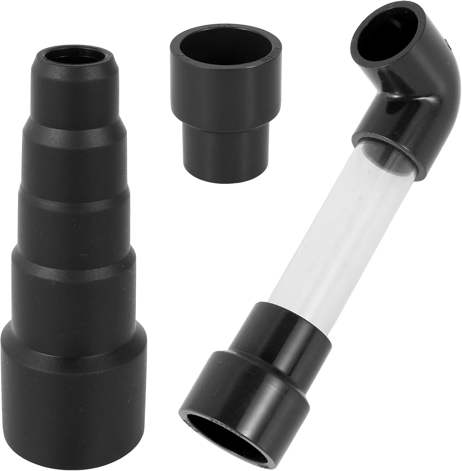 Wet Vac Attachment, AC Drain Line Vacuum 3/4" 1" Adapter to Unclog and Evacuate A/C HVAC Drain Lines, Universal Hvac Ac Drain Line Cleaner Tool Vacuum Hose To PVC Pipe Adapter AC Drain Line Unclogger