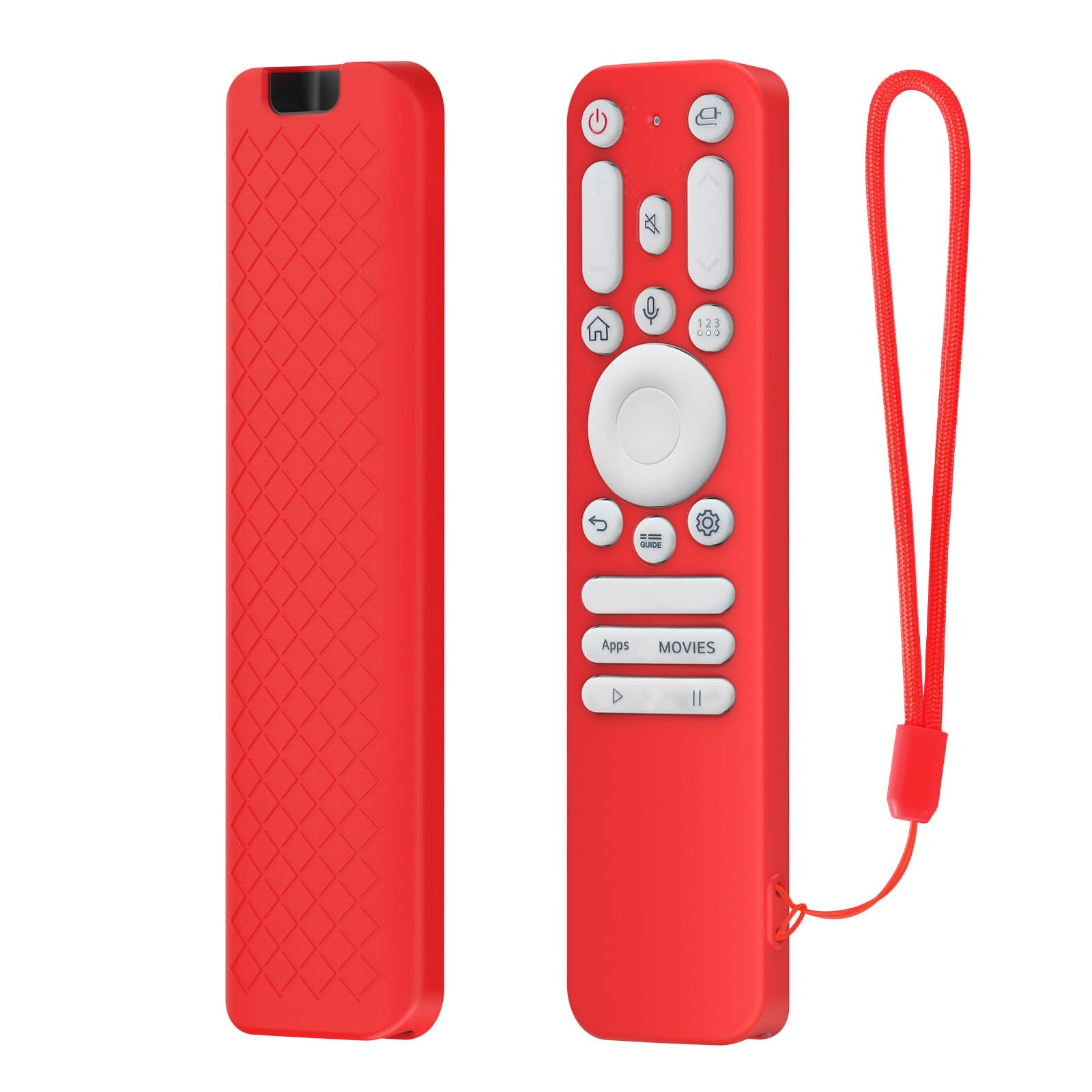 Buxuaaaa Shock Resistant Tvs Remote Case AntiScratch Silicone Layer Enhances Grip for AKB76044412 Remotes Covers Guard for Home Intelligent Tvs Remote Silicone Case