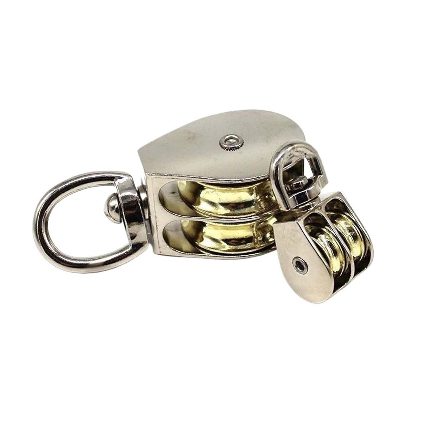 Traje de polea de acero inoxidable. Cuerda de polea de bloque de polea simple 1 PCS 36/48/52/58/75/86 Mm(Moving Single 86mm)