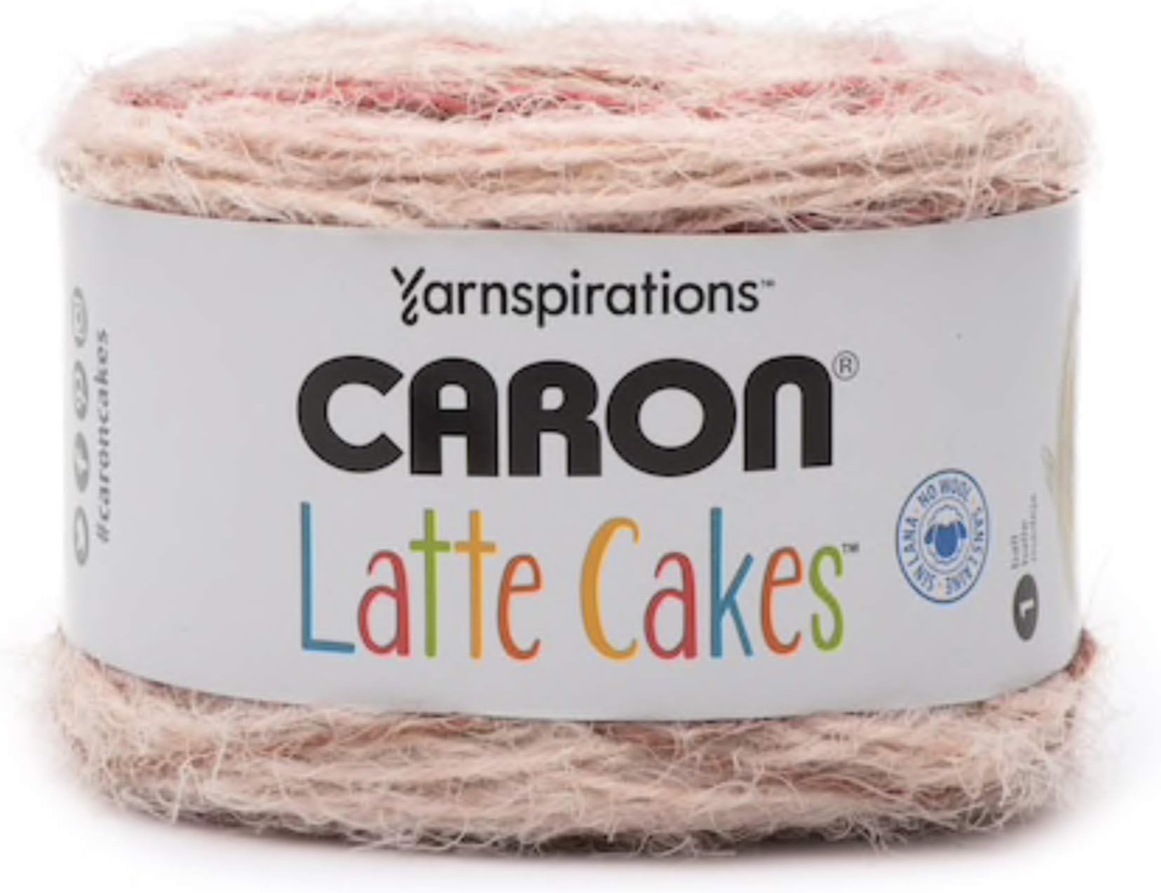 Caron Latte Cakes Self-Striping Yarn, 8.8 oz. / 250g, 530 Yards / 485 Meters (Claret 291222-22027)