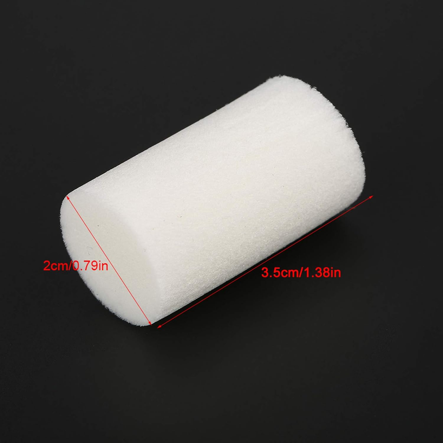 Ejoyous High Pressure Pump Filter, 50Pcs Air Compressor Prefilter Core, Pump Pre Filter Sponge for Electric 30MPa Air Compressing Machine Replacement Part