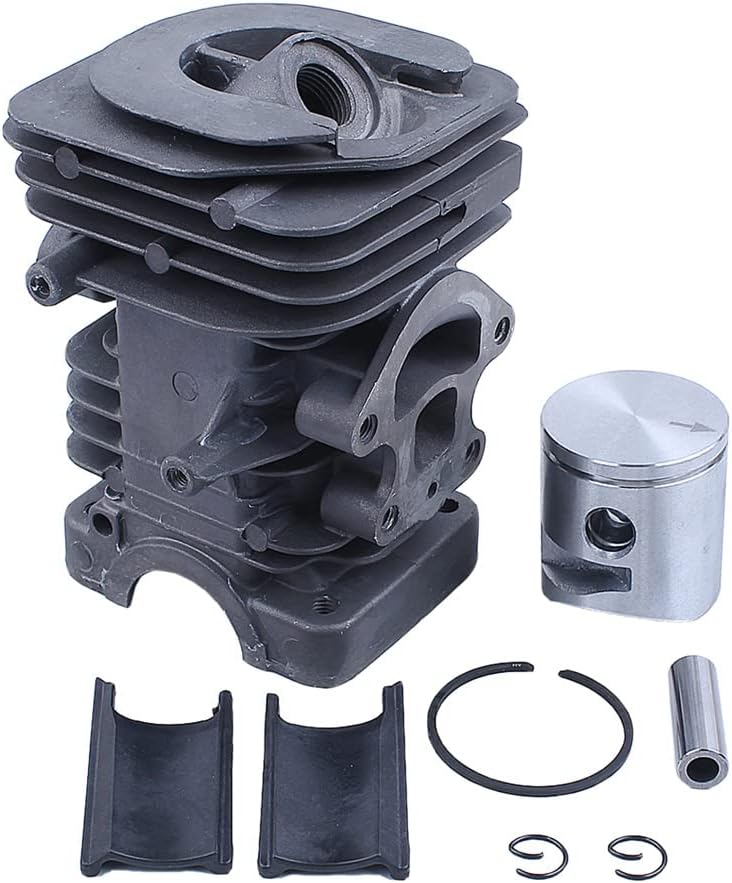 39Mm Carburetor Piston Cylinder Kit For Husqvarna 235 236 236 240 240 Chain Saw 545050417, 574719402, 545072601