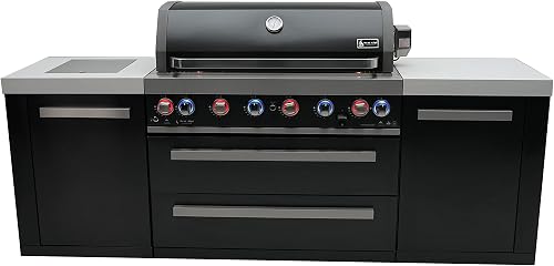 Mont Alpi MAi805-BSS grill, White / Black Stainless Steel